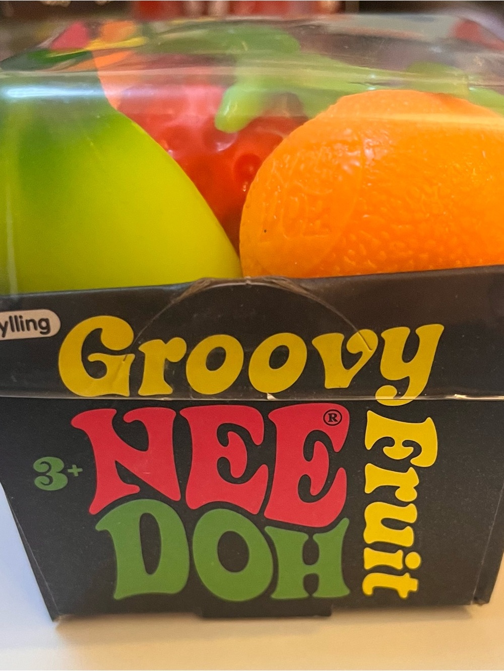 Groovy Fruit Squeezable – Orange & Green Red